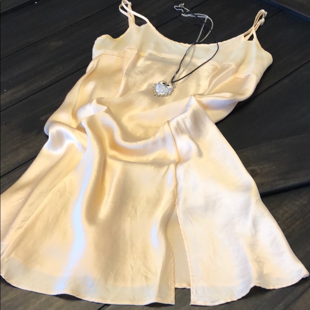 Victoria’s Secret 100% silk lingerie slip dress